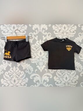 💫2/$25 • Zara Disney The Lion King Simba 2 Piece Shorts Set
